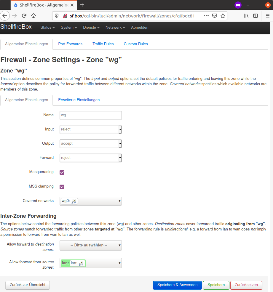 Wireguard Firewall