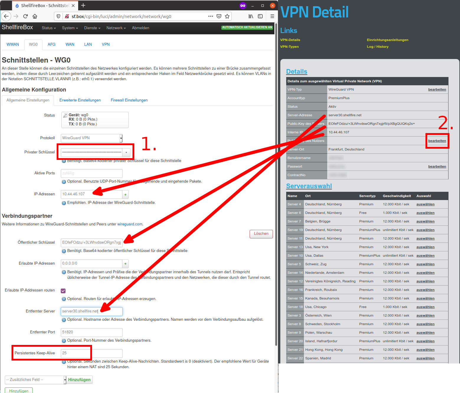  پیکربندی Wireguard 